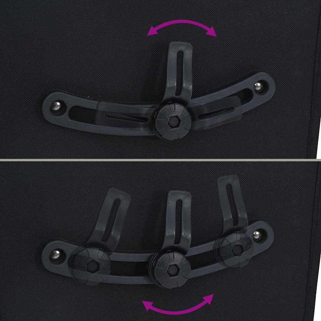 Borsa per biciclette Nero 34 x 16 x 59 cm Poliestere