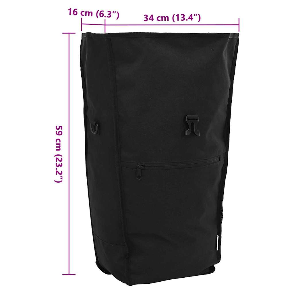 Borsa per biciclette Nero 34 x 16 x 59 cm Poliestere