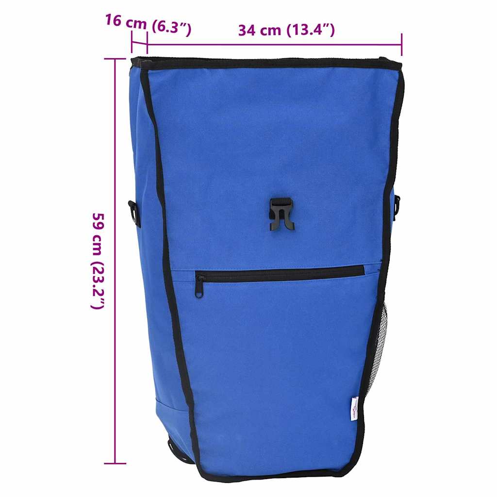 Borsa per biciclette Blu 34 x 16 x 59 cm Poliestere