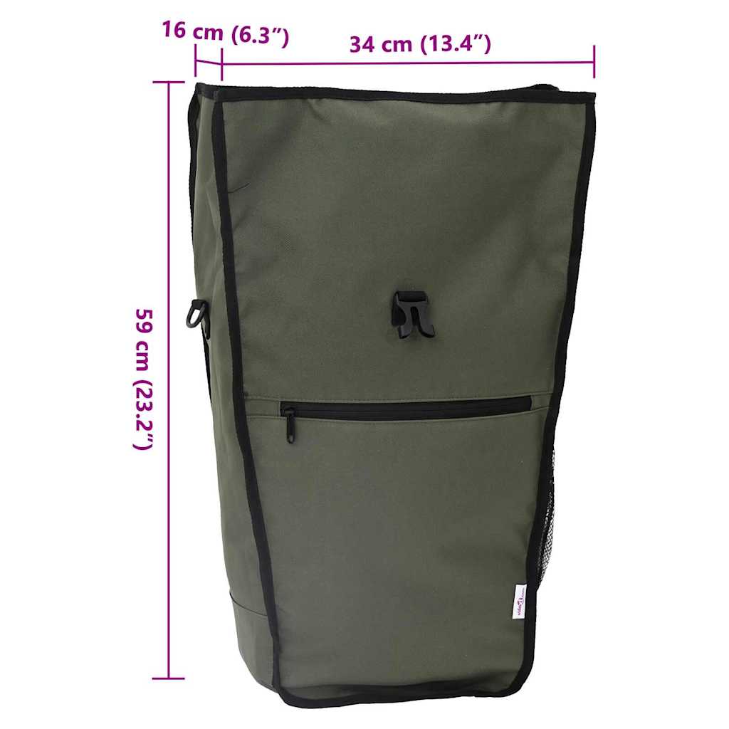 Borsa per biciclette Oliva 34 x 16 x 59 cm Poliestere