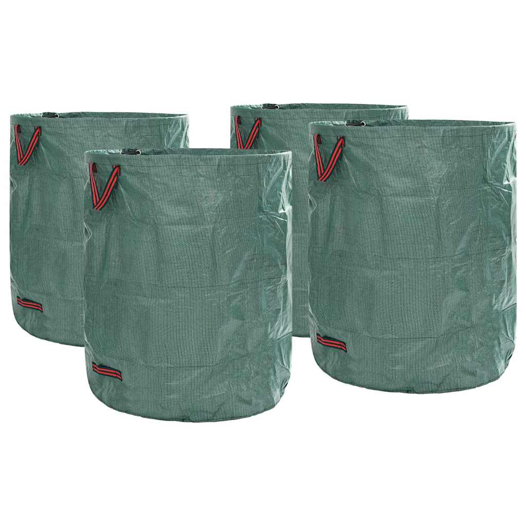 Sacchi per Rifiuti da Giardino 4 pz 500 l Verde Polipropilene