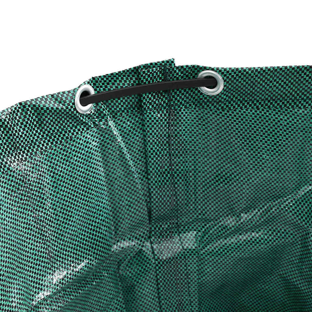 Sacchi per Rifiuti da Giardino 4 pz 500 l Verde Polipropilene