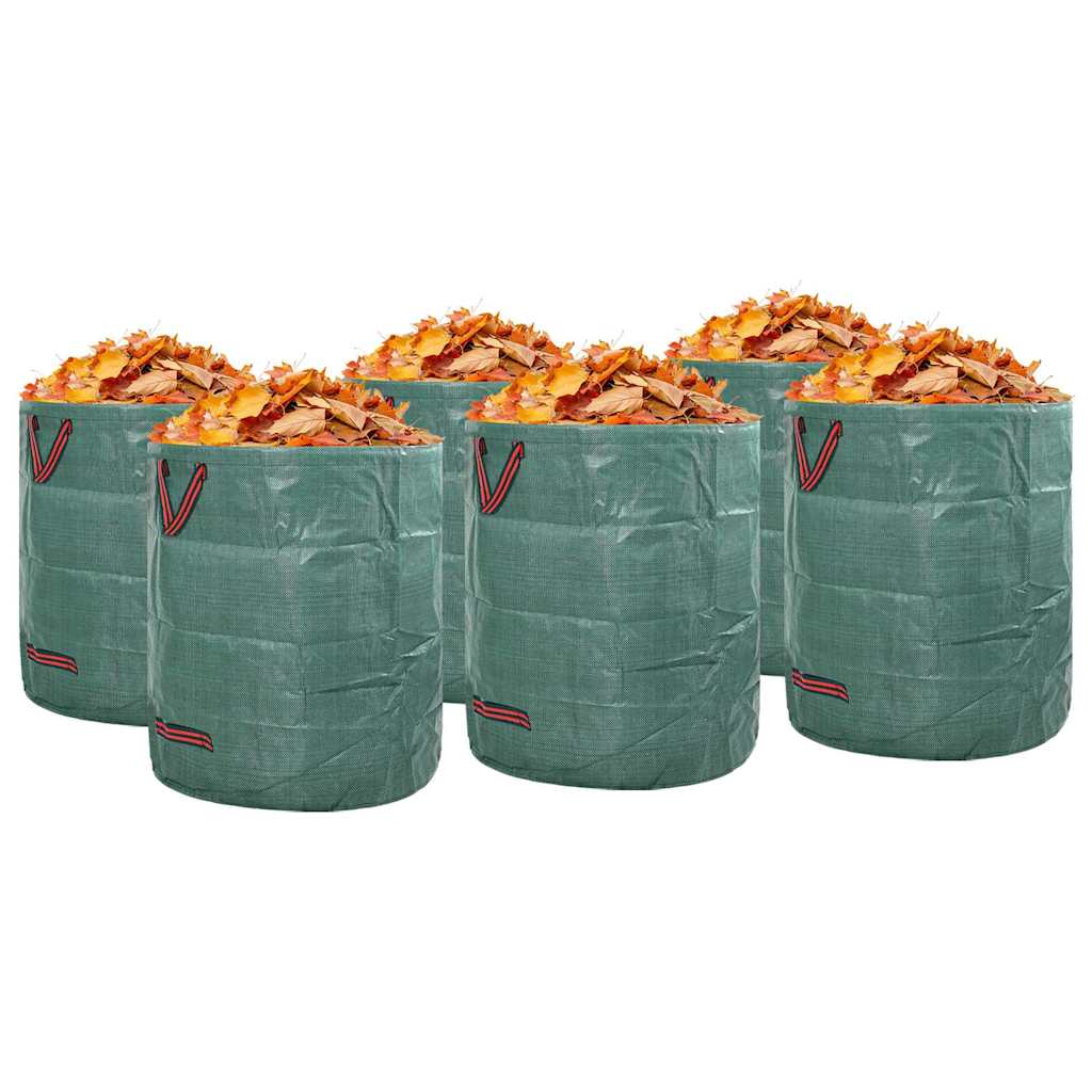 Sacchi per Rifiuti da Giardino 12 pz 272 l Verde Polipropilene