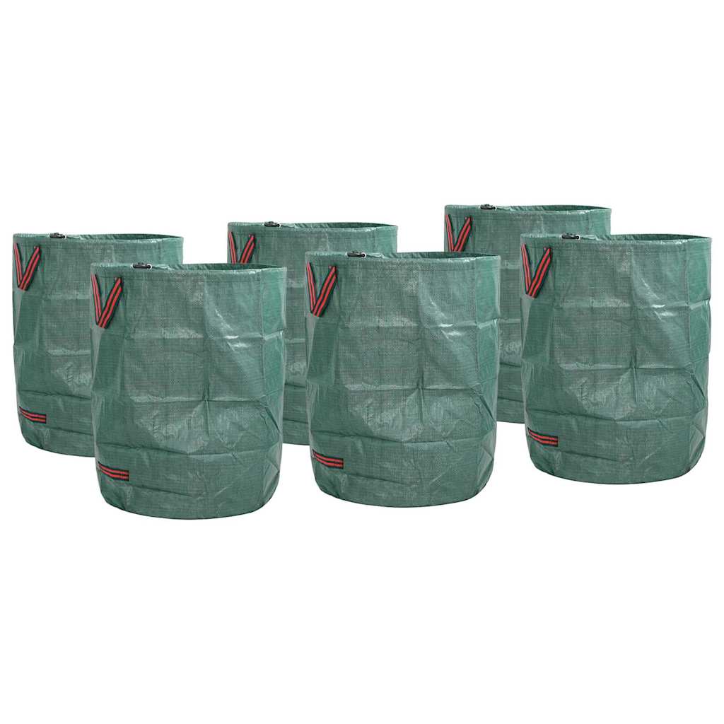 Sacchi per Rifiuti da Giardino 12 pz 300 l Verde Polipropilene