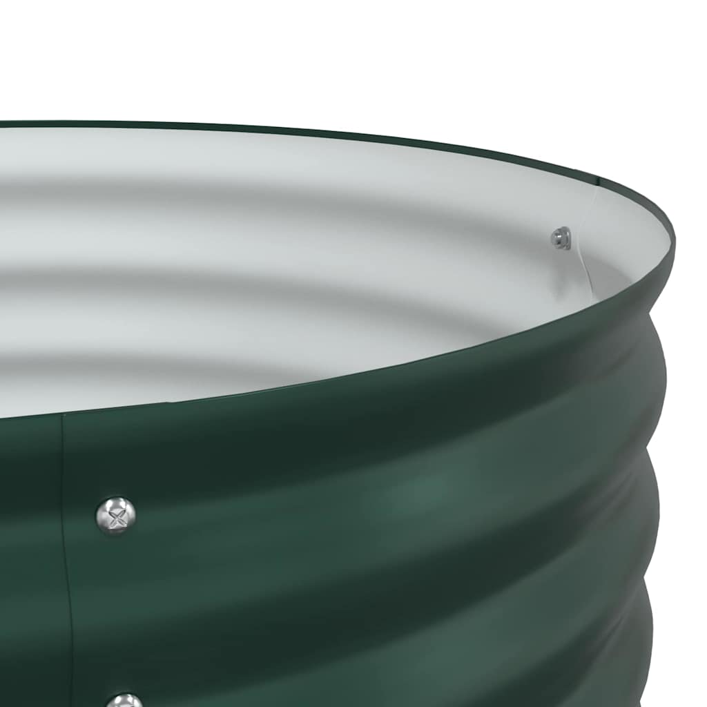 Letto Rialzato Verde 320 x 80 x 81 cm Acciaio