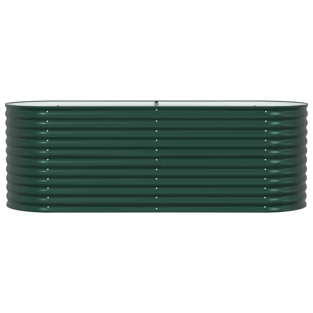 Letto Rialzato Verde 240 x 80 x 81 cm Acciaio