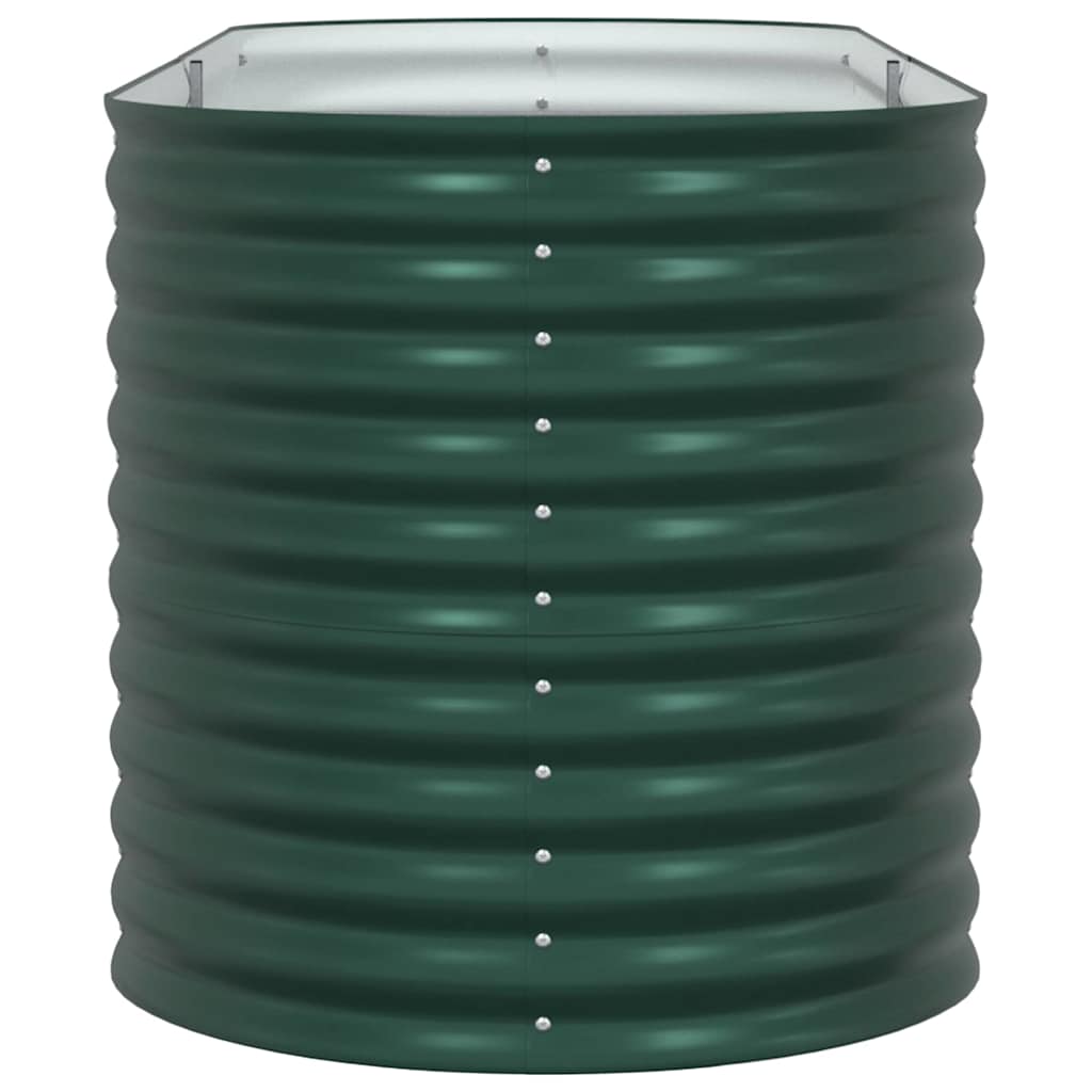 Letto Rialzato Verde 240 x 80 x 81 cm Acciaio