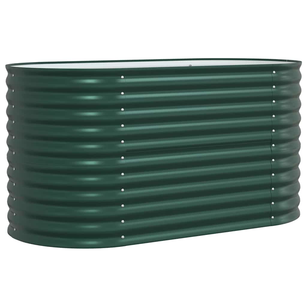 Letto Rialzato Verde 160 x 80 x 81 cm Acciaio