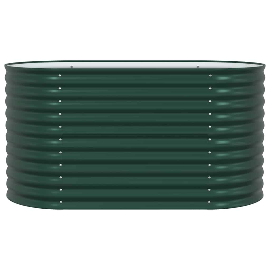 Letto Rialzato Verde 160 x 80 x 81 cm Acciaio