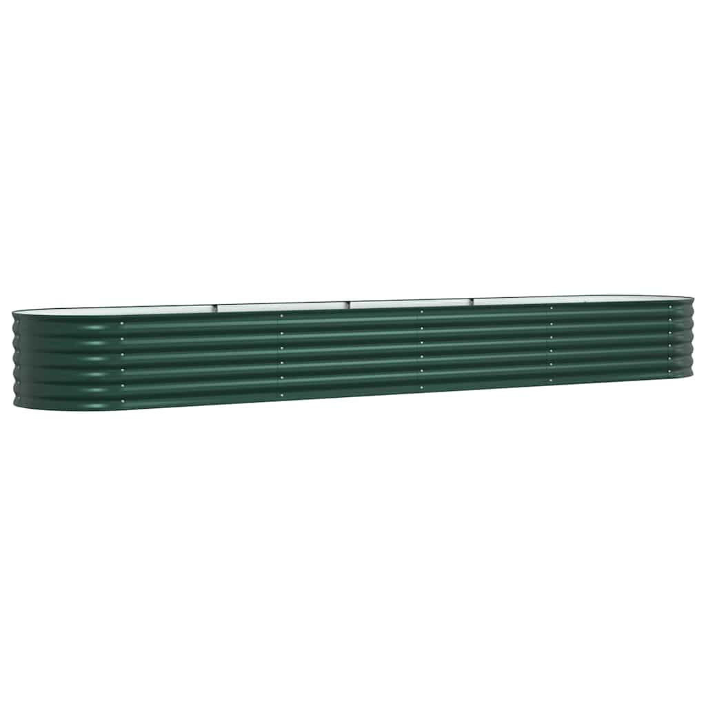 Letto Rialzato Verde 400 x 80 x 44 cm Acciaio