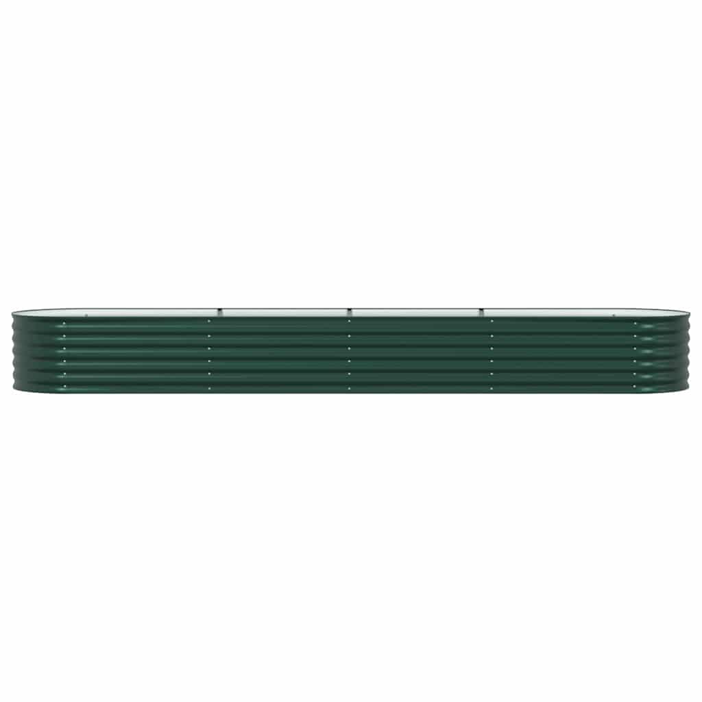 Letto Rialzato Verde 400 x 80 x 44 cm Acciaio