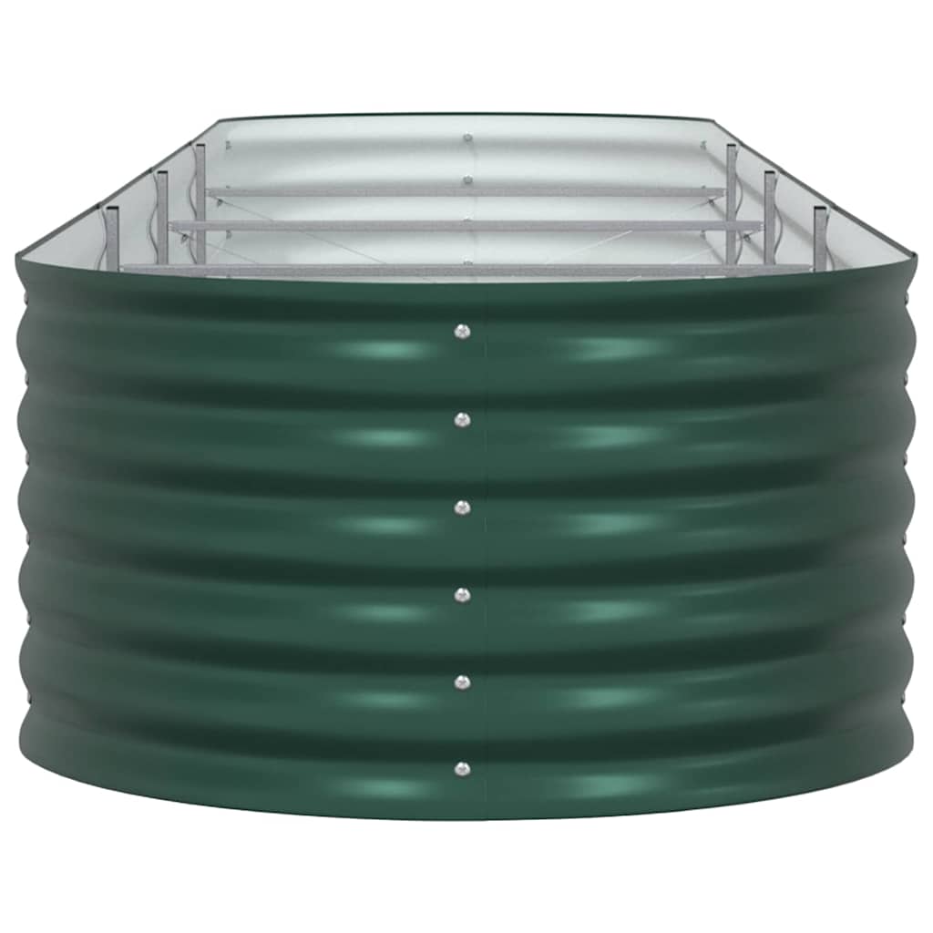 Letto Rialzato Verde 400 x 80 x 44 cm Acciaio