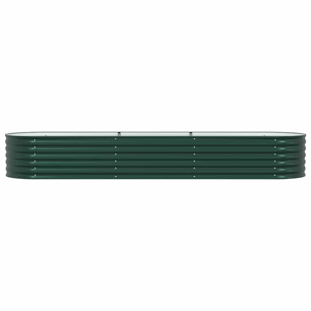 Letto Rialzato Verde 320 x 80 x 44 cm Acciaio
