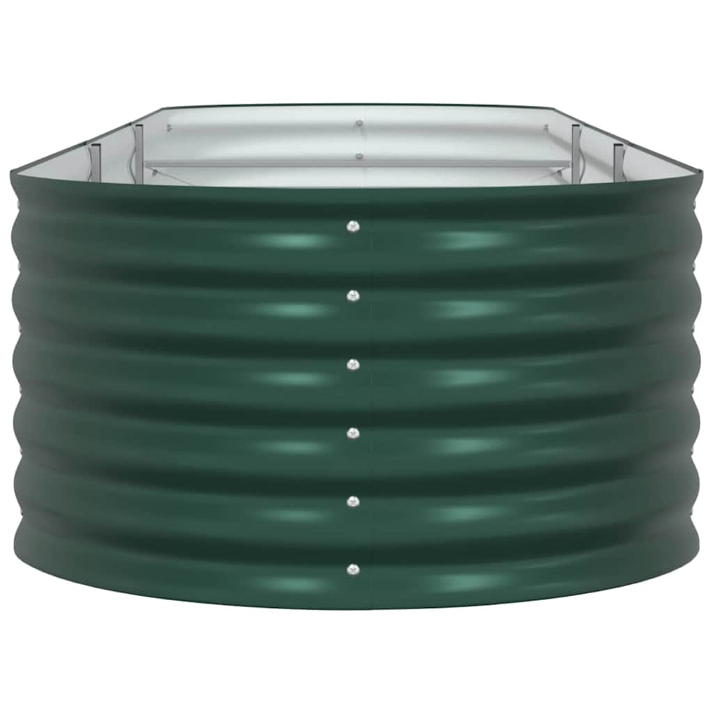Letto Rialzato Verde 320 x 80 x 44 cm Acciaio