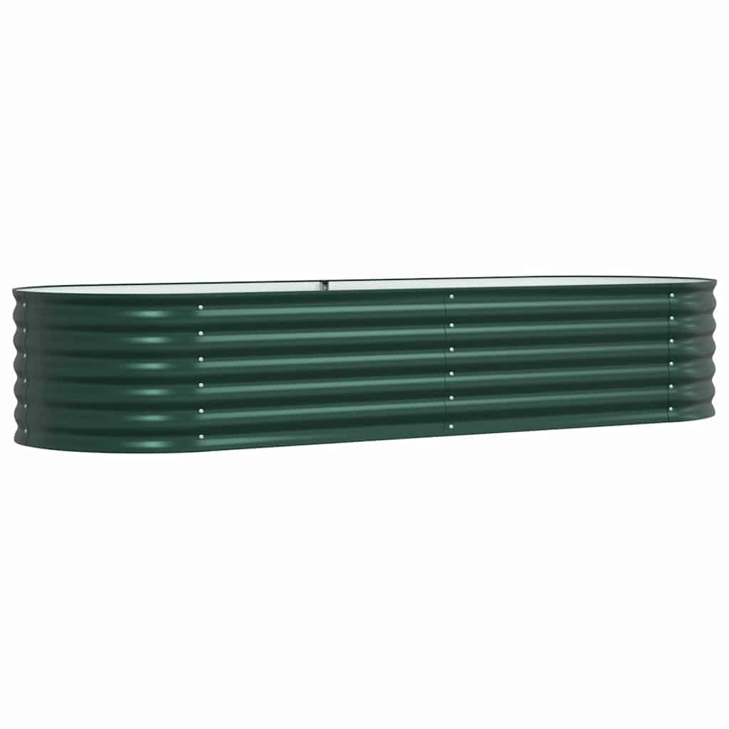 Letto Rialzato Verde 240 x 80 x 44 cm Acciaio
