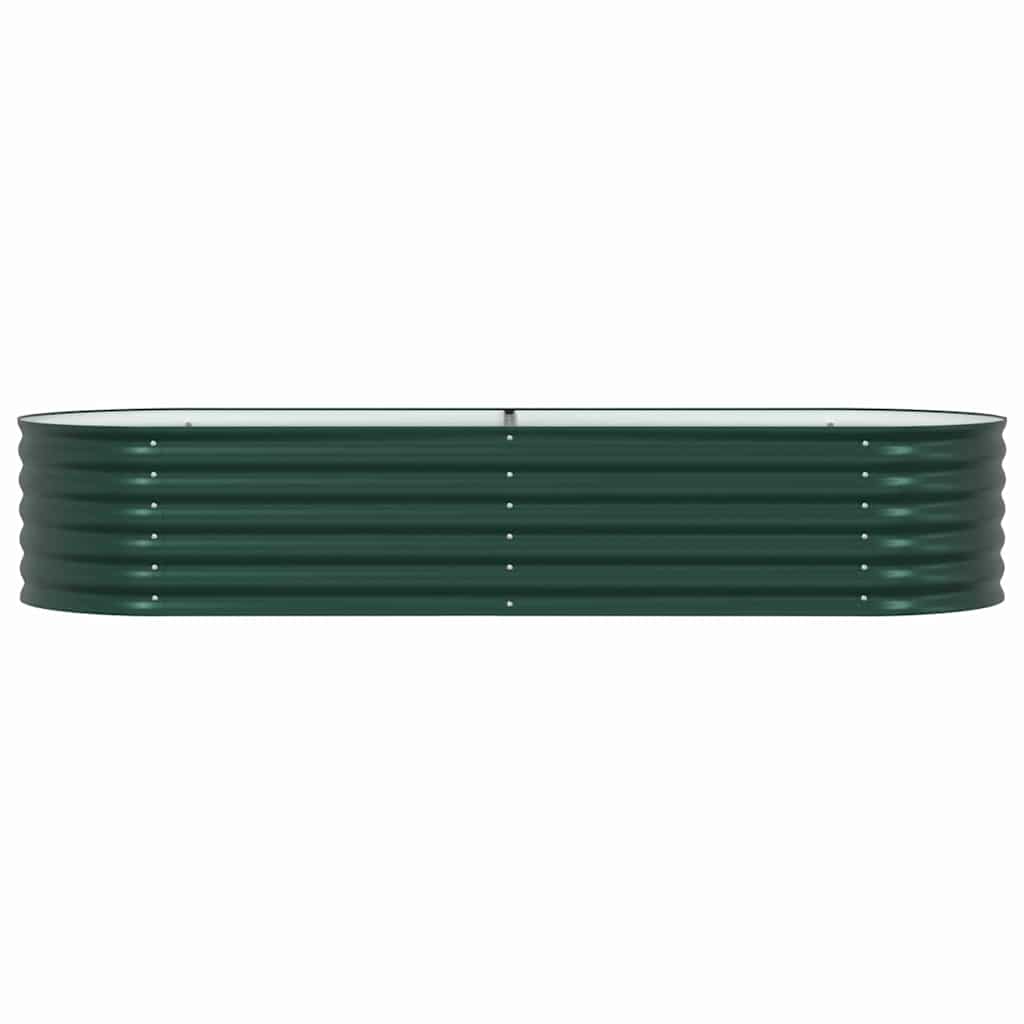 Letto Rialzato Verde 240 x 80 x 44 cm Acciaio