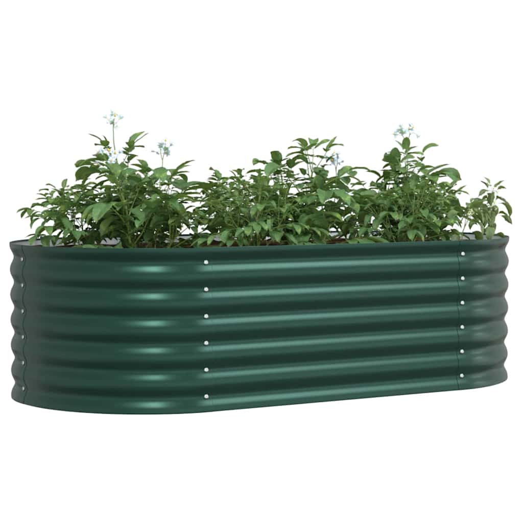Letto Rialzato Verde 160 x 80 x 44 cm Acciaio