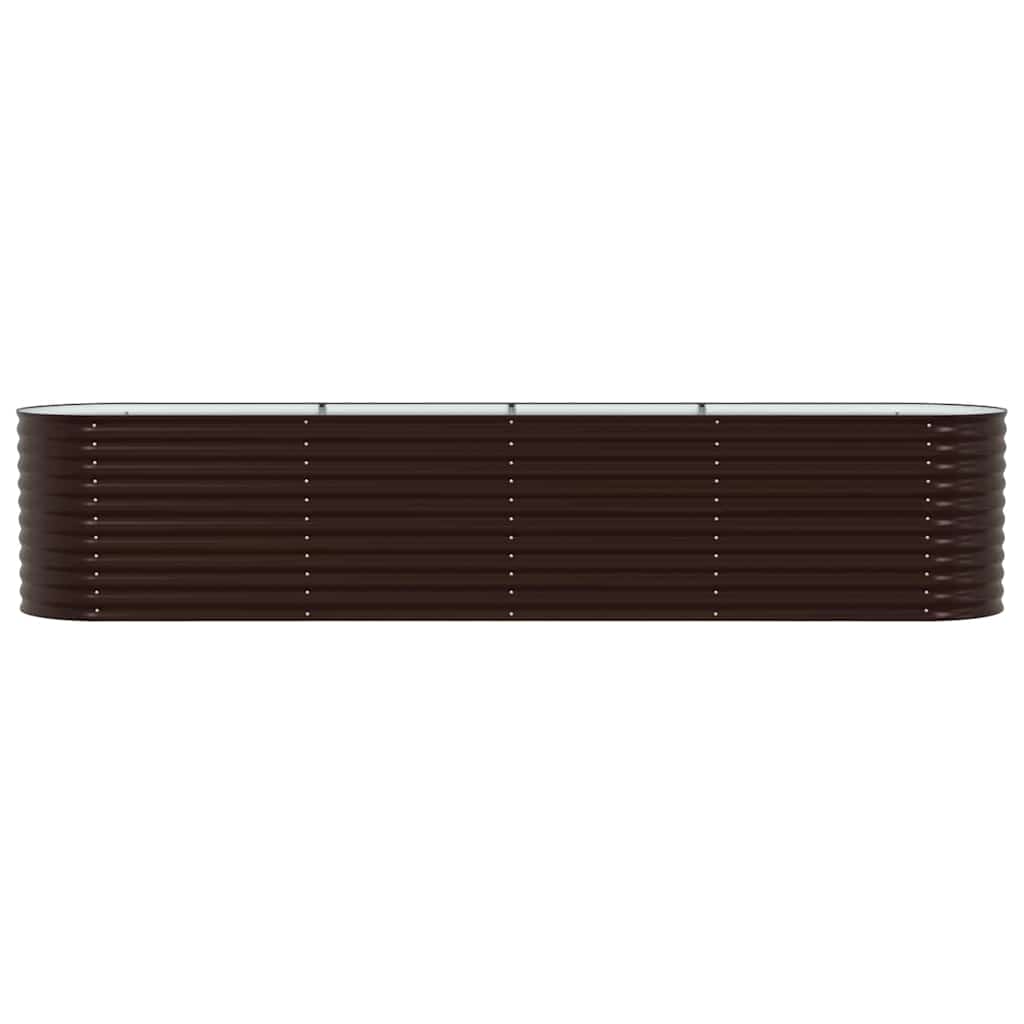 Letto Rialzato Marrone 400 x 80 x 81 cm Acciaio