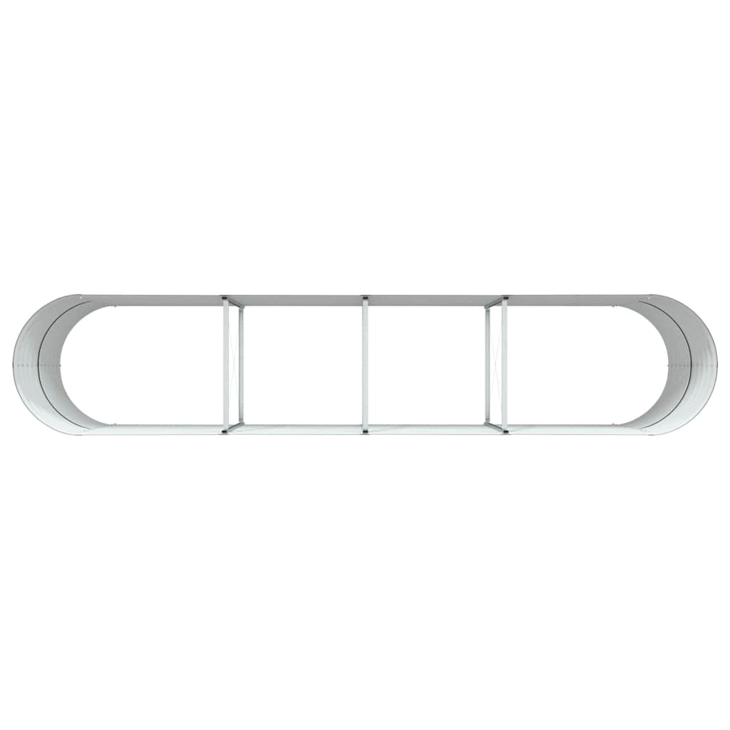 Letto Rialzato Marrone 400 x 80 x 81 cm Acciaio