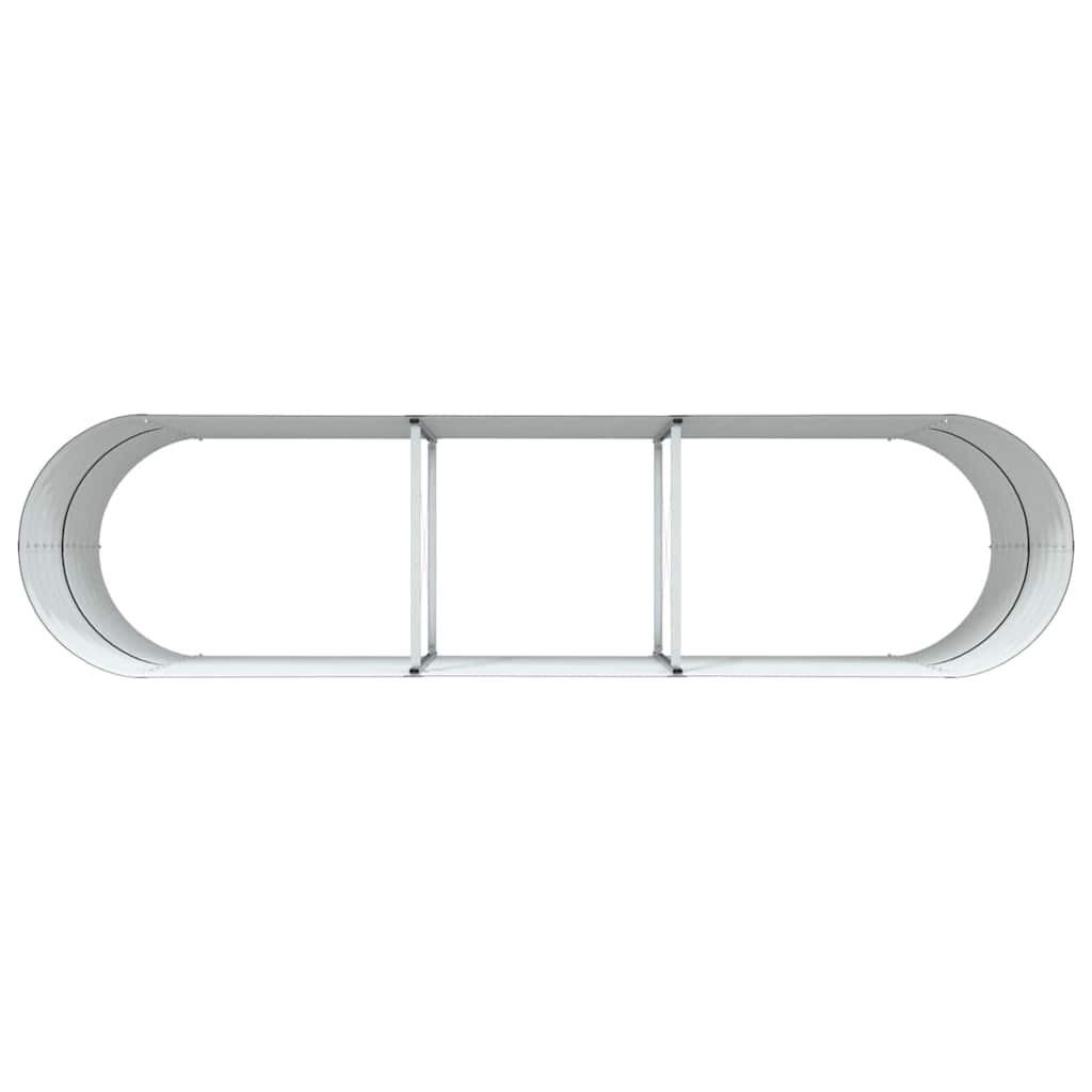 Letto Rialzato Marrone 320 x 80 x 81 cm Acciaio