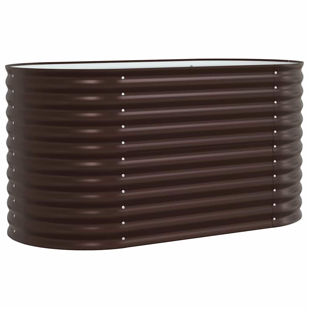 Letto Rialzato Marrone 160 x 80 x 81 cm Acciaio