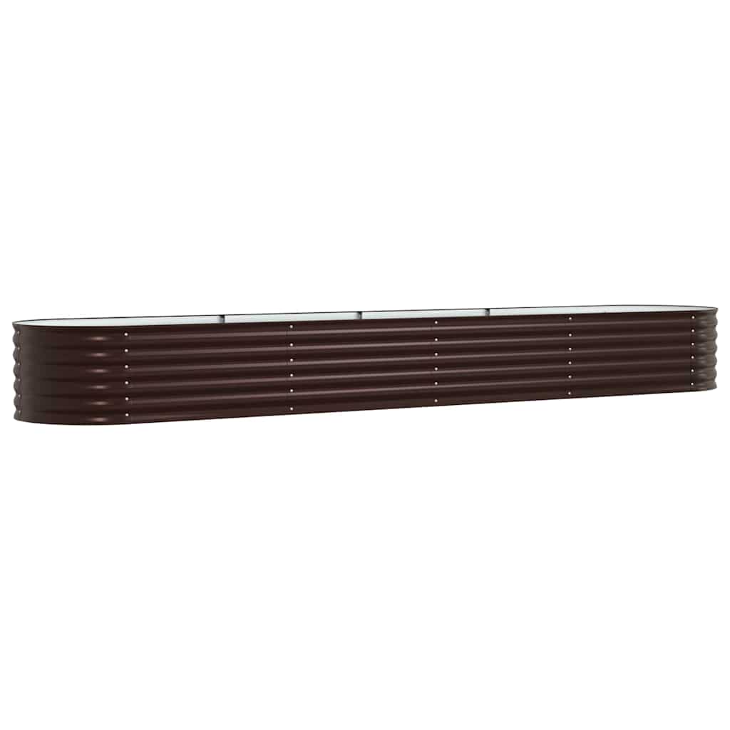 Letto Rialzato Marrone 400 x 80 x 44 cm Acciaio