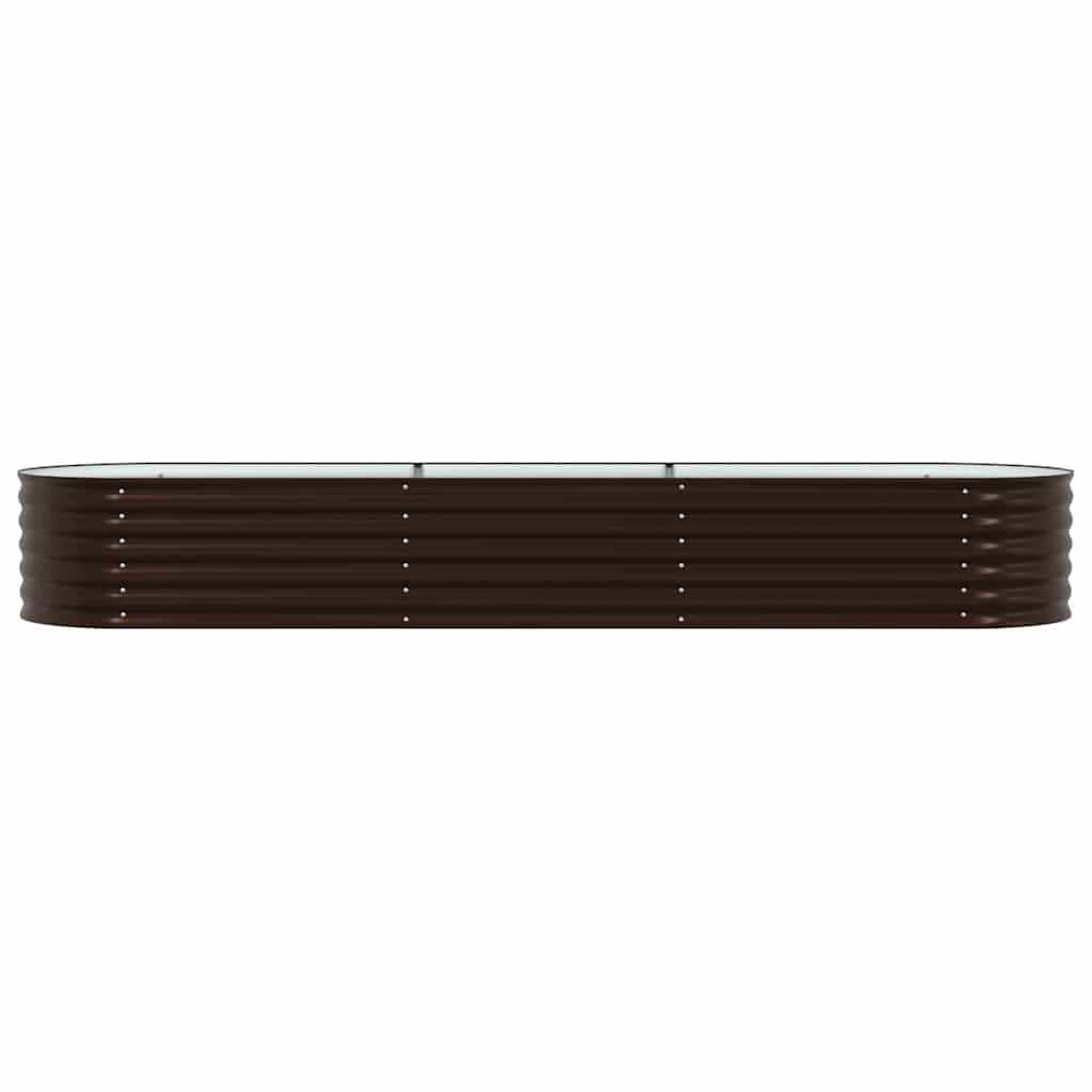 Letto Rialzato Marrone 320 x 80 x 44 cm Acciaio