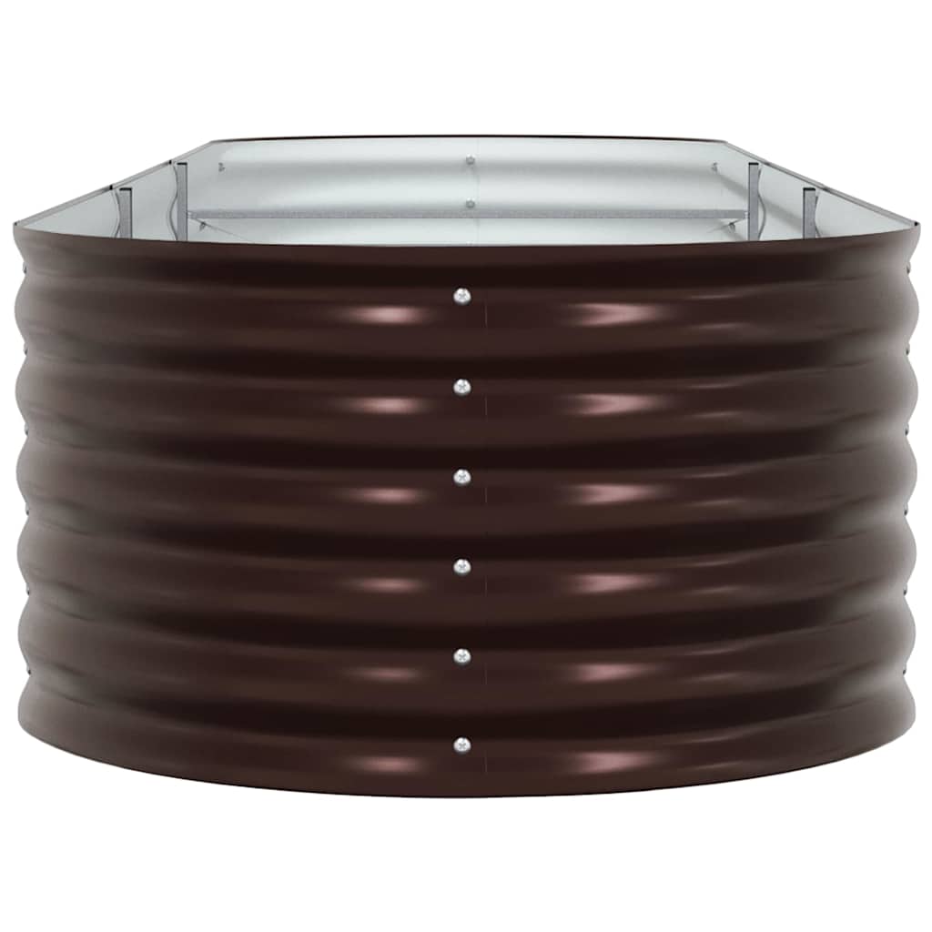 Letto Rialzato Marrone 320 x 80 x 44 cm Acciaio