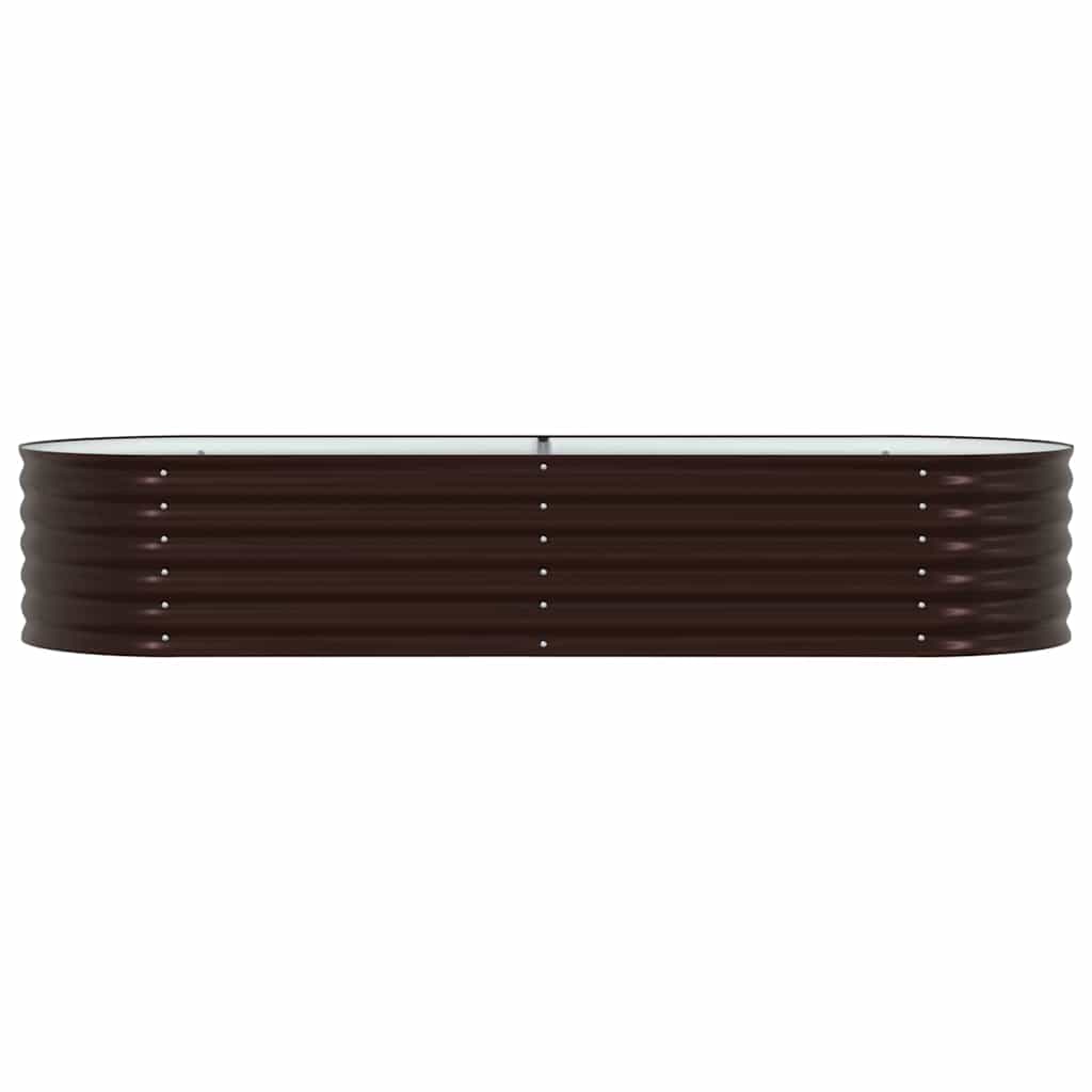 Letto Rialzato Marrone 240 x 80 x 44 cm Acciaio