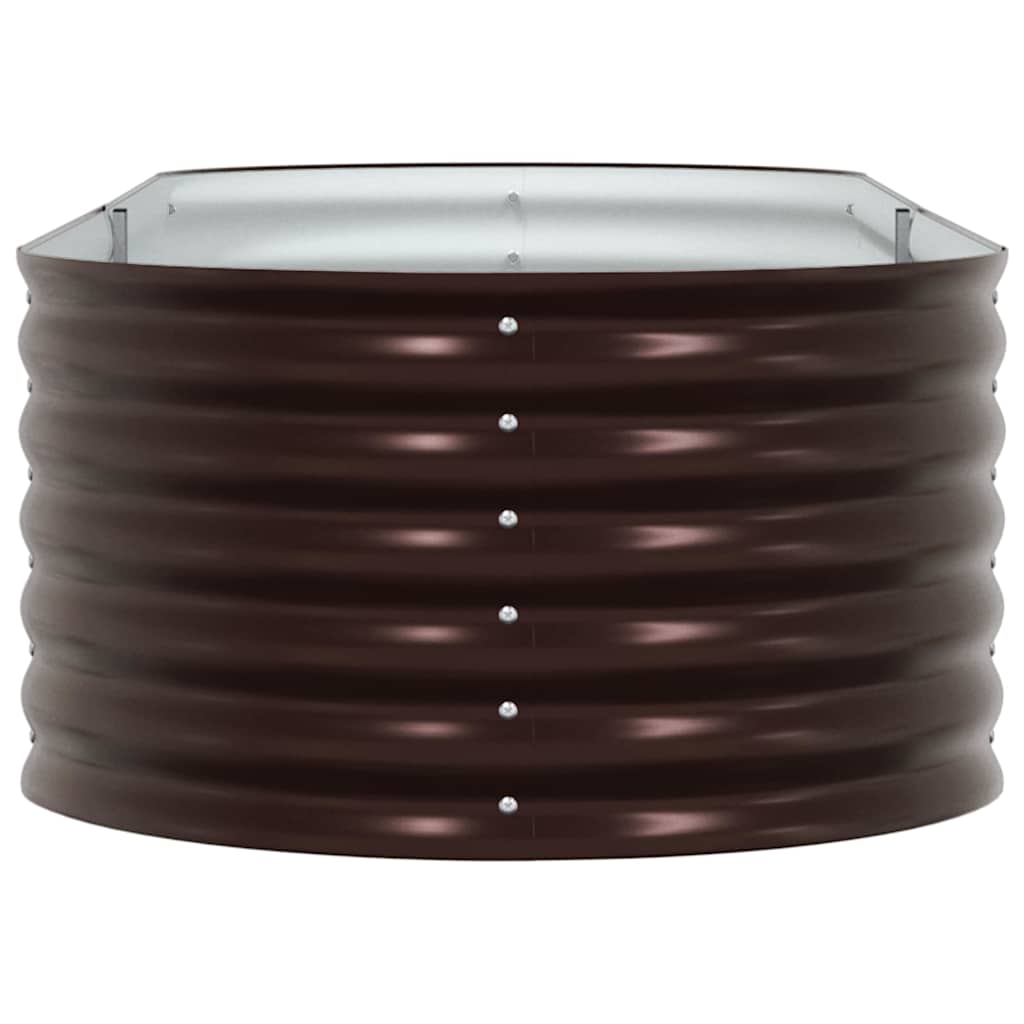 Letto Rialzato Marrone 240 x 80 x 44 cm Acciaio