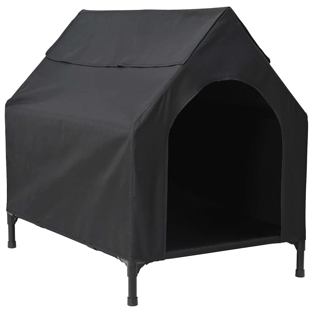 Casa per Animali Nero 90 x 65 x 83 cm Acciaio