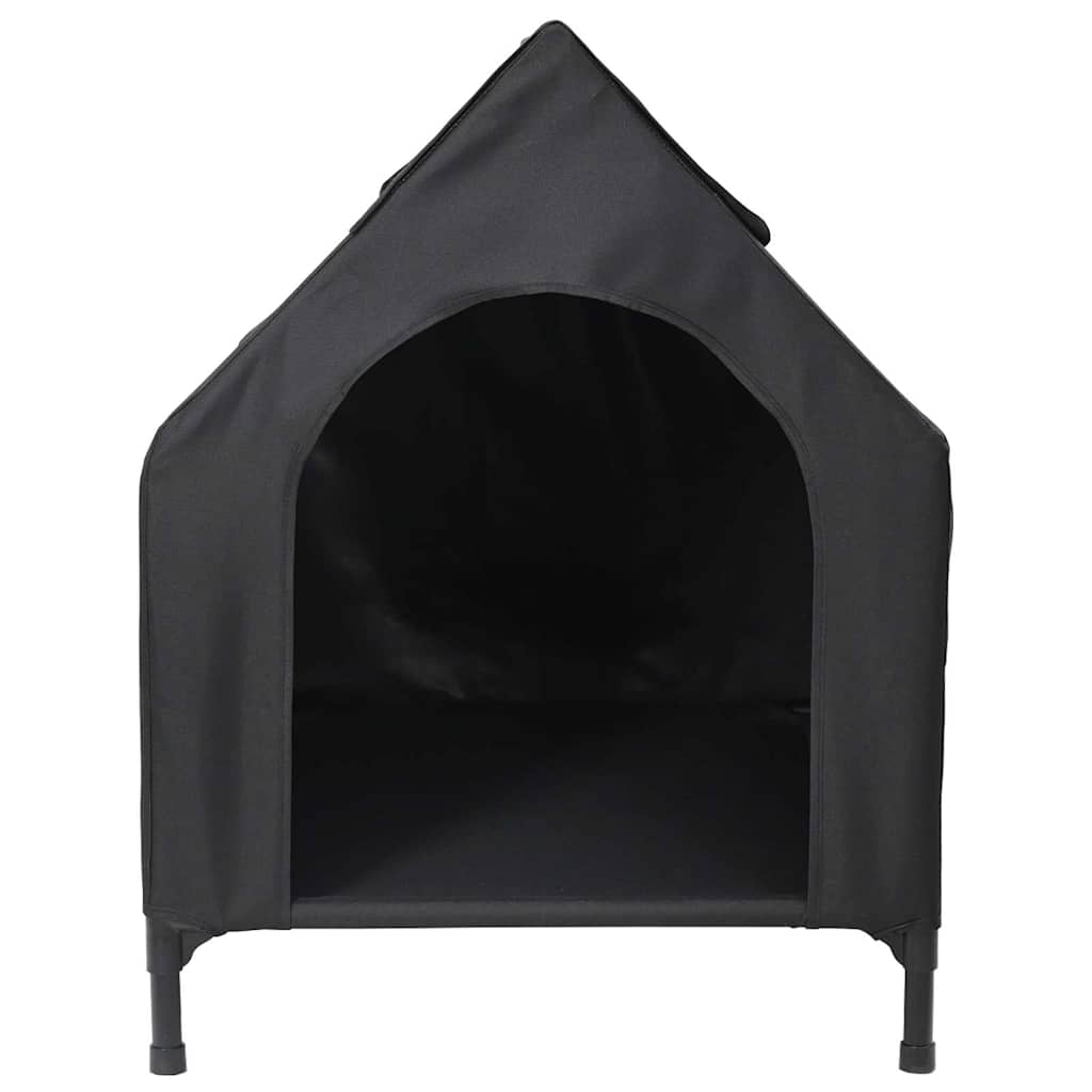 Casa per Animali Nero 90 x 65 x 83 cm Acciaio