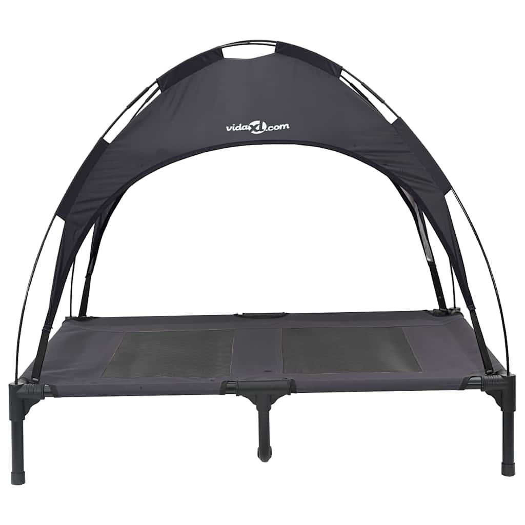 Letto per Cani Nero 92 x 77 x 82,5 cm Acciaio