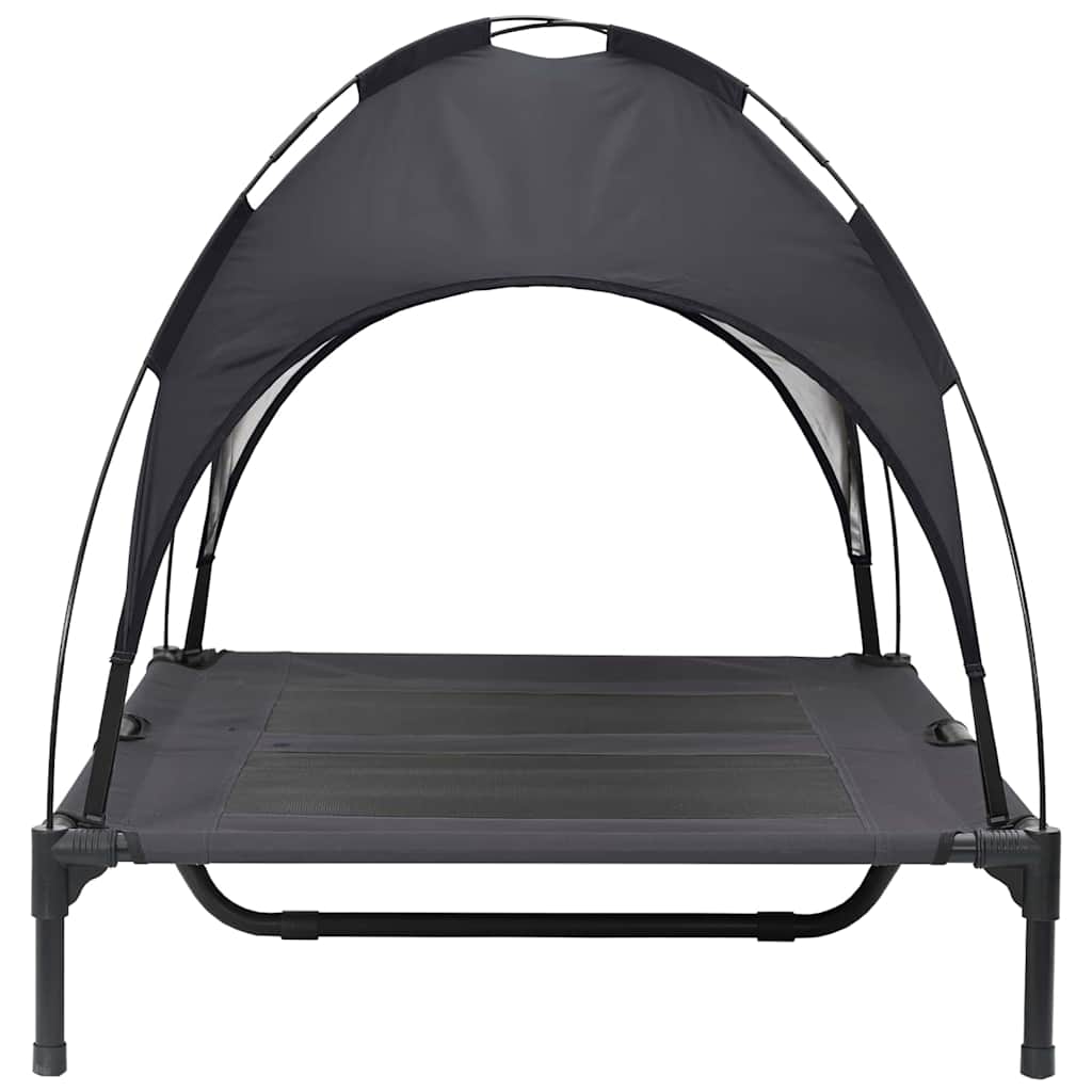 Letto per Cani Nero 92 x 77 x 82,5 cm Acciaio