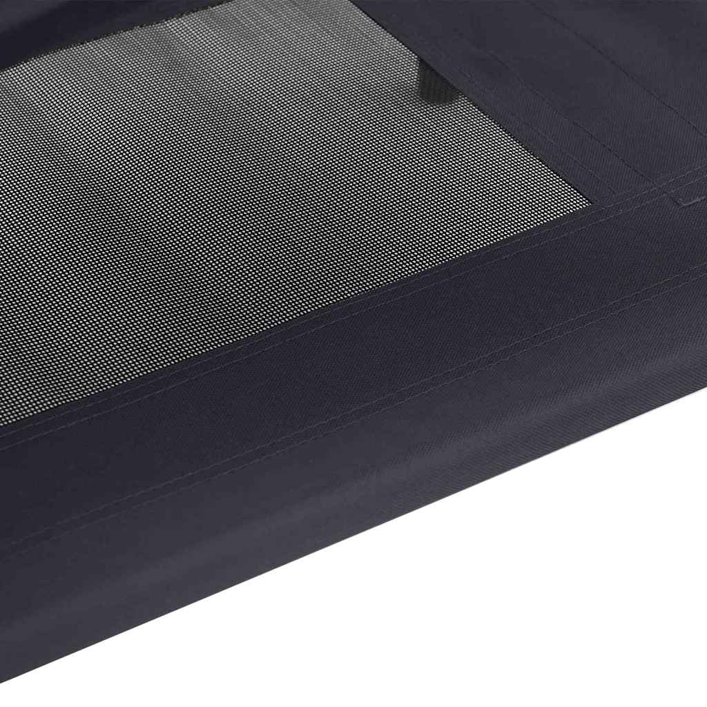 Letto per Cani Nero 92 x 77 x 82,5 cm Acciaio
