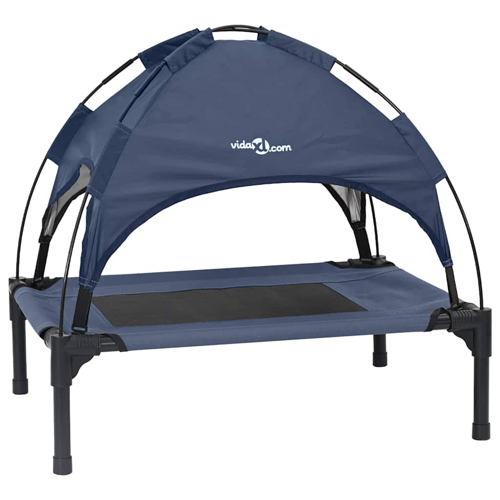 Letto per Cani Blu navy 76 x 62 x 70,5 cm Acciaio