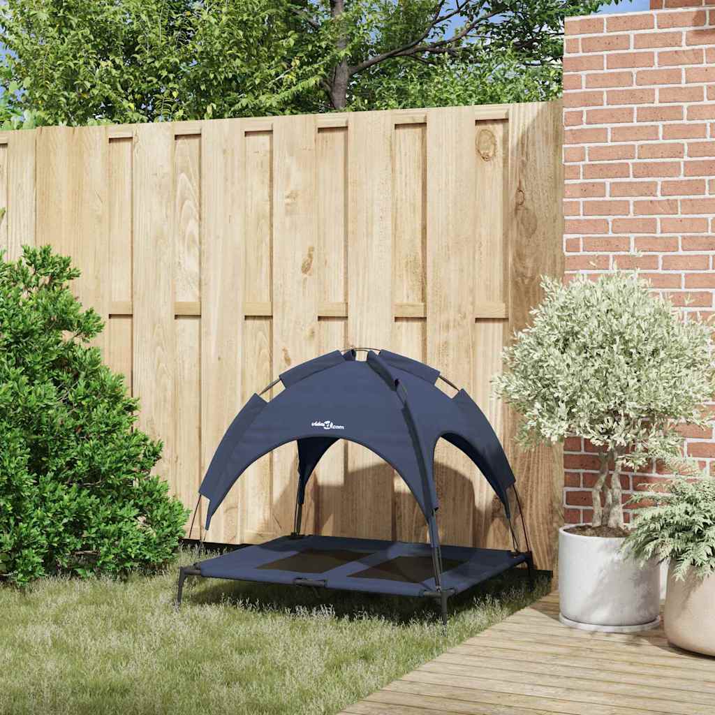 Letto per Cani Blu navy 92 x 77 x 82,5 cm Acciaio