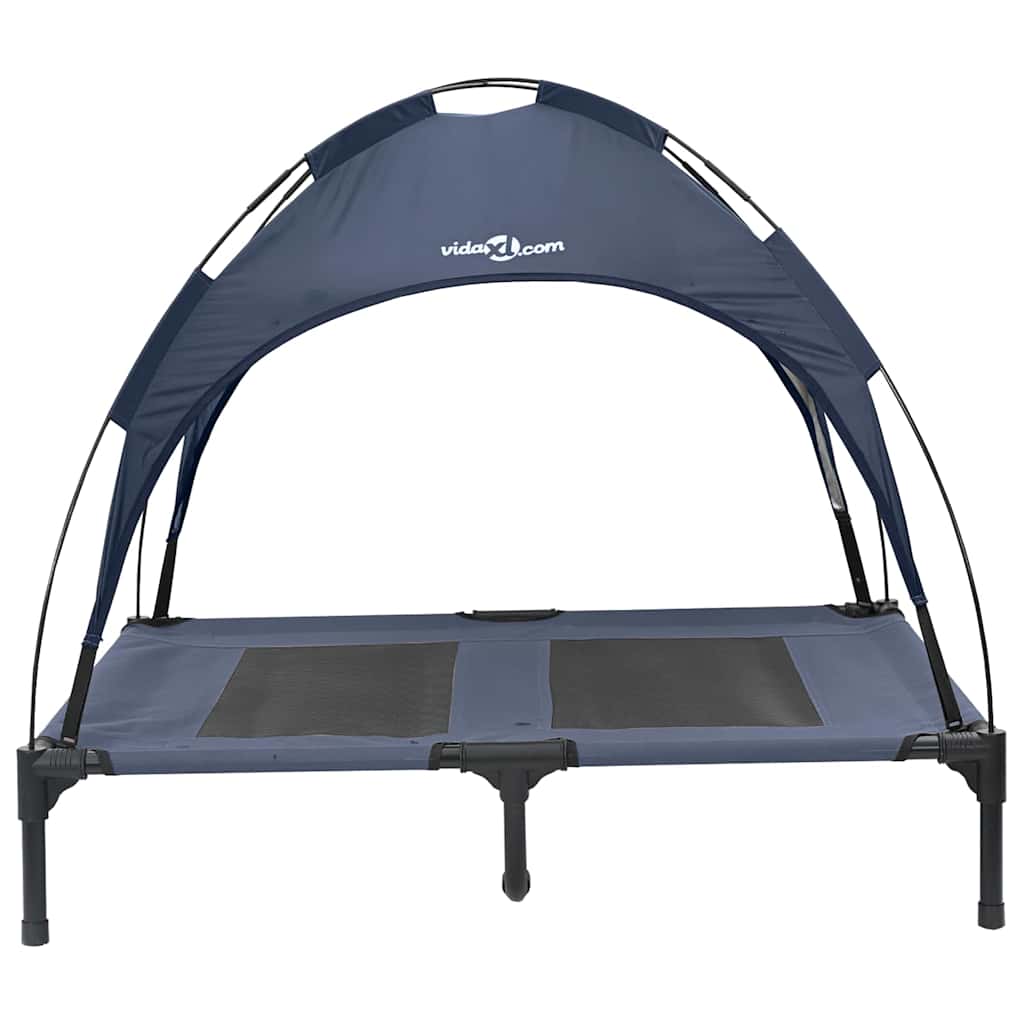 Letto per Cani Blu navy 92 x 77 x 82,5 cm Acciaio