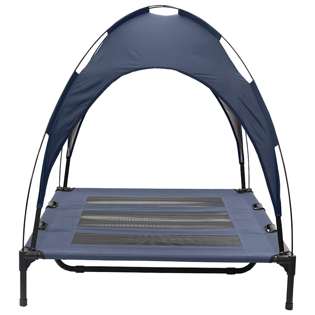 Letto per Cani Blu navy 122 x 93 x 106,5 cm Acciaio