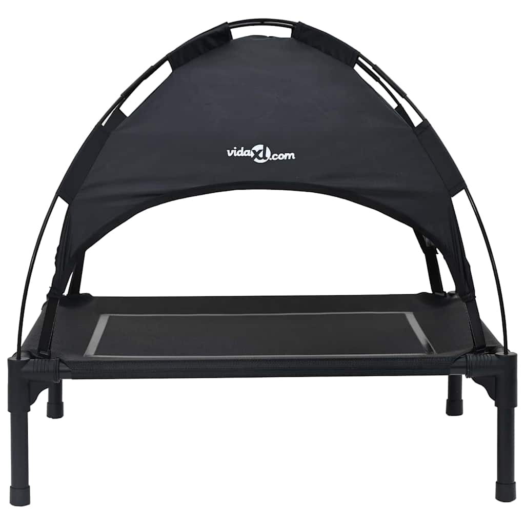 Letto per Cani 71 x 64 x 71 cm Acciaio Nero