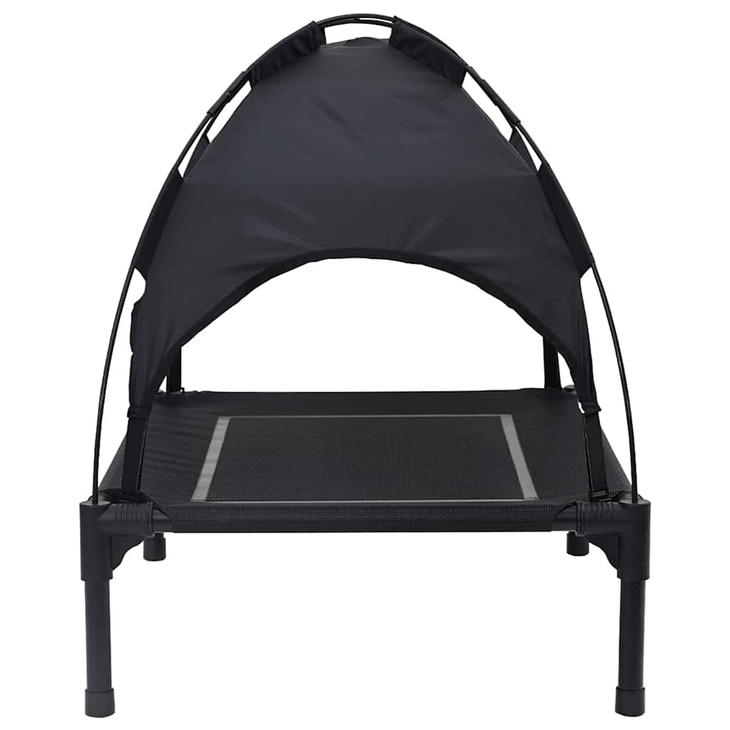 Letto per Cani 71 x 64 x 71 cm Acciaio Nero