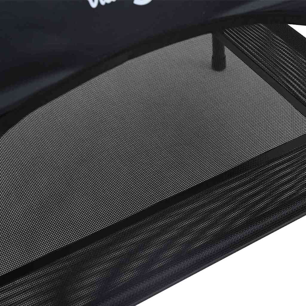 Letto per Cani 71 x 64 x 71 cm Acciaio Nero