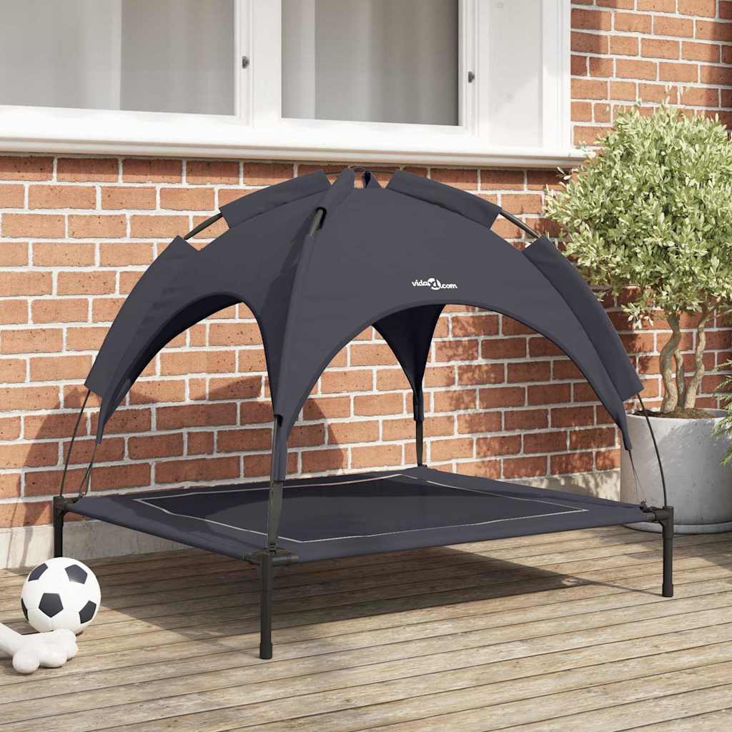 Letto per Cani 90 x 81 x 80,5 cm Acciaio Nero