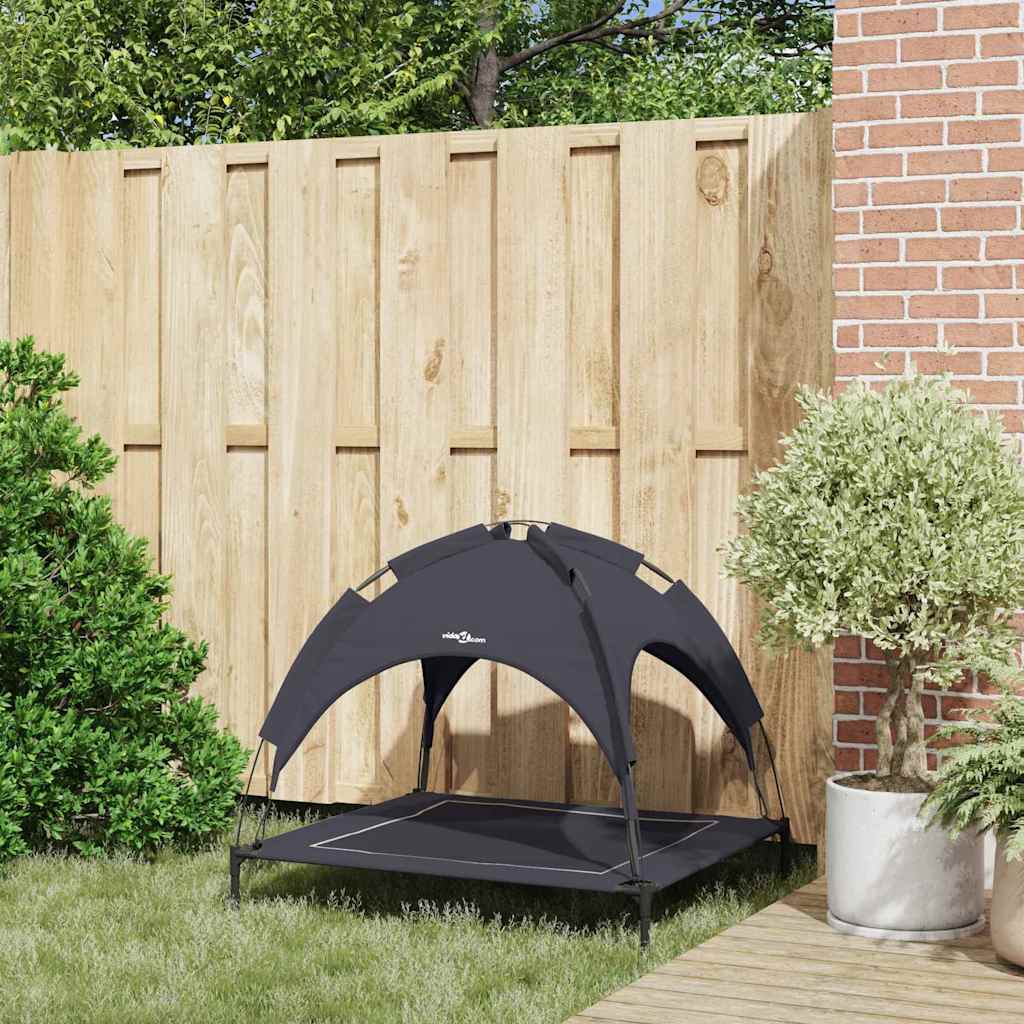 Letto per Cani 90 x 81 x 80,5 cm Acciaio Nero