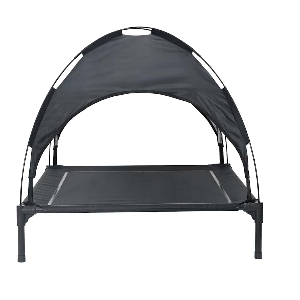 Letto per Cani 104 x 86 x 84,5 cm Acciaio Nero