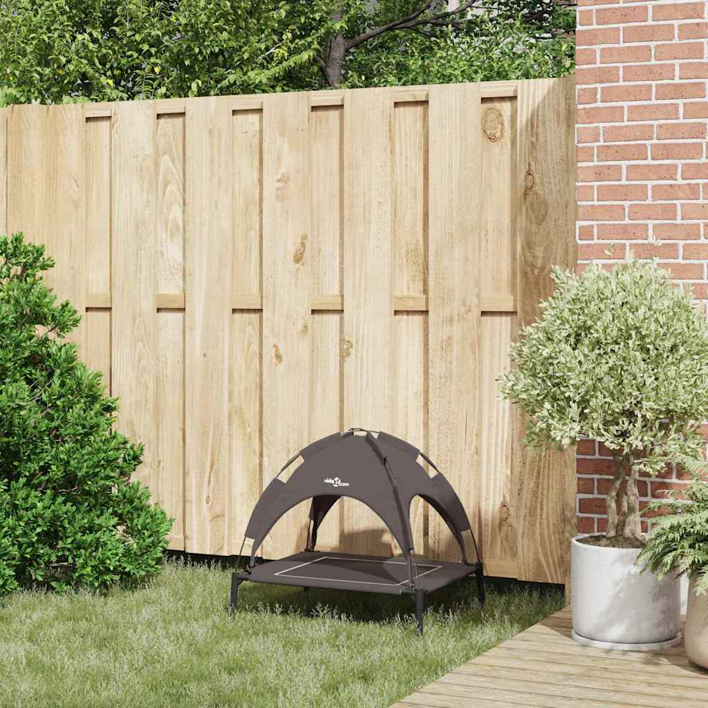 Letto per Cani 63 x 49,5 x 60 cm Acciaio Marrone