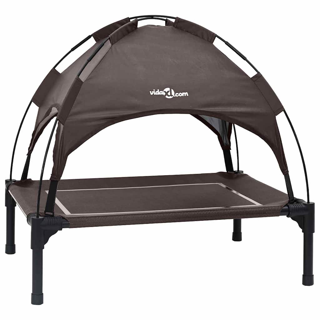 Letto per Cani 71 x 64 x 71 cm Acciaio Marrone