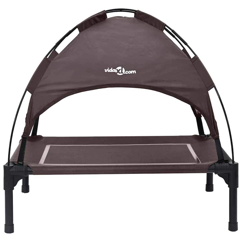 Letto per Cani 71 x 64 x 71 cm Acciaio Marrone