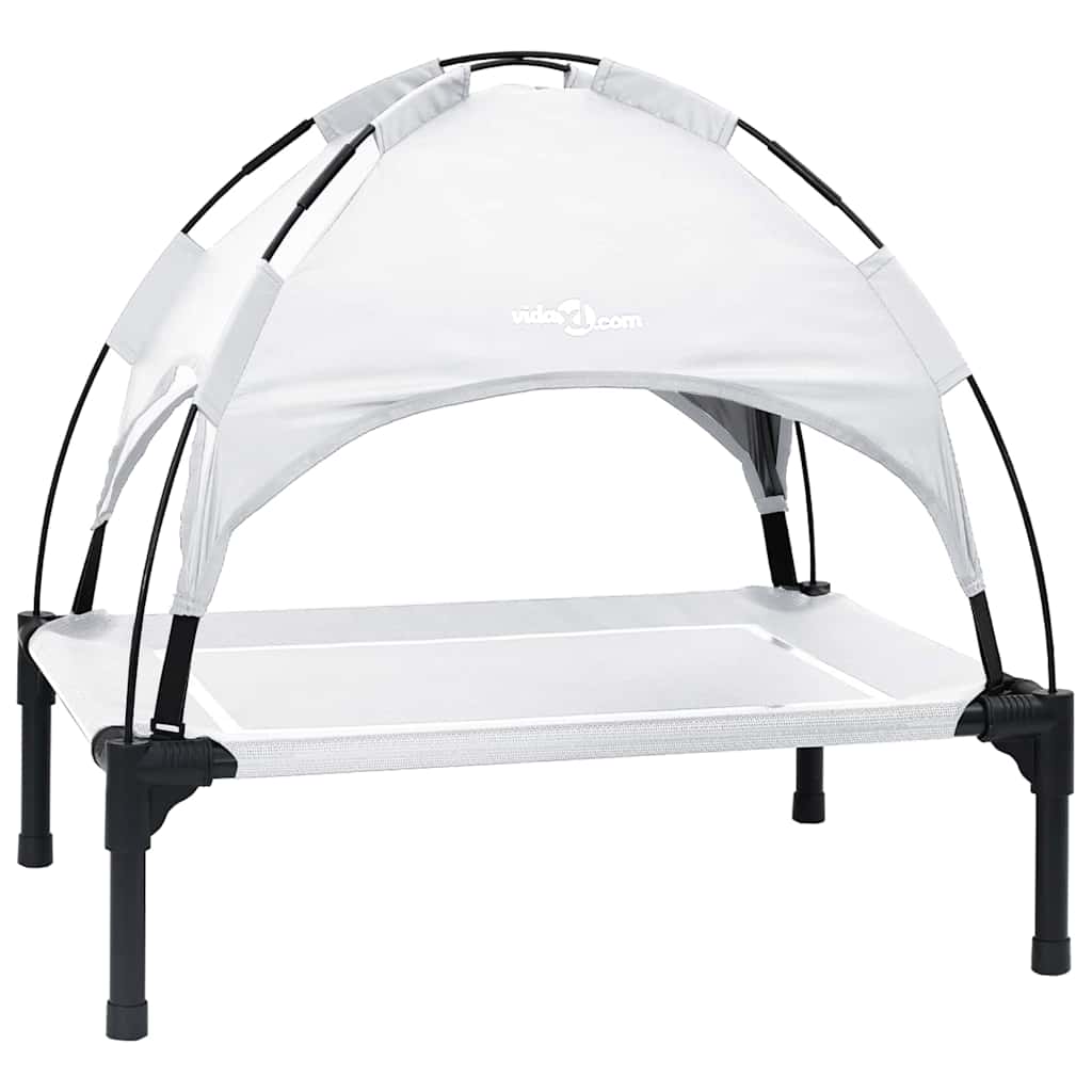 Letto per Cani 63 x 49,5 x 60 cm Acciaio Grigio Argento
