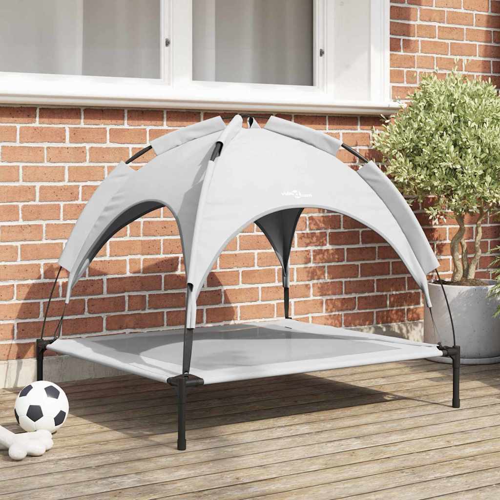 Letto per Cani 90 x 81 x 80,5 cm Acciaio Grigio Argento